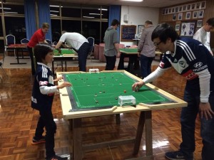 Benny Ng in action against Benjamin Ng