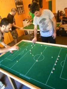 Adrian trying to equalise against Daniele.