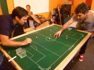 The finalists go at it.