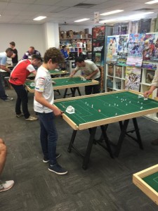 Round two action:  Jonty against Johnny, Peter against Paul