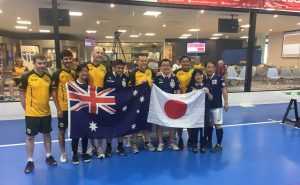 The new ATFA kits in use as Australia takes on Japan at the recent Asian Cup